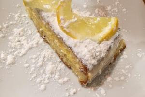 Torta alla crema di limoncello